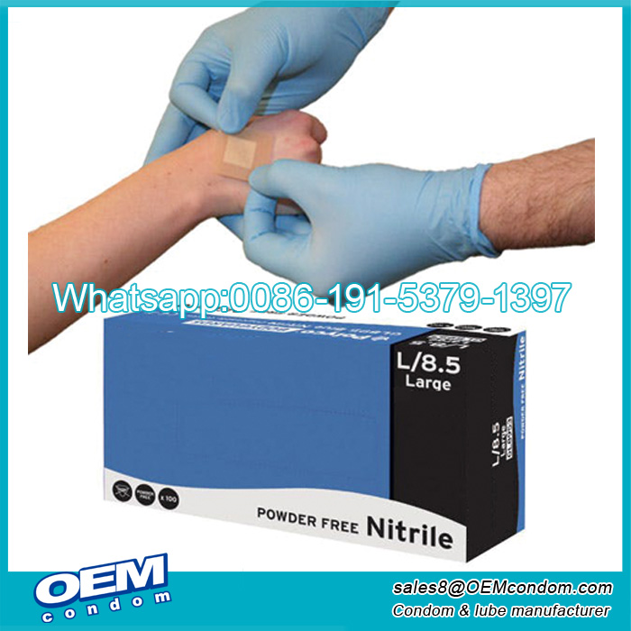 Gloves nitrile disposable manufacturer,premium gloves manufacturer,powder free blue nitrile gloves producer